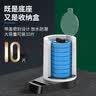 百洁世家一次性马桶刷套装可抛式洗厕所刷子长柄无死角家用卫生间清洁神器 刷头囤货装【混合香型80枚】 实拍图