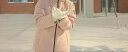 波司登（BOSIDENG）2023新款经典女短款羽绒服小个子休闲宽松连帽保暖外套B20145112E 梅子橡皮粉1519 170/92A 体重约120-130斤 实拍图
