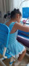 迪士尼儿童泳衣女童速干连体裙式中大童女孩学生宝宝可爱游泳装备 211359冰雪蓝色 150cm建议130-140cm 实拍图