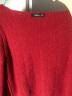 百图betu女装冬季新款毛衣减龄仪式感蝴蝶结元素长袖毛衫2312T07 酒红 XS 晒单实拍图