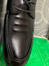 波图蕾斯(Poitulas)英伦男士商务休闲鞋正装皮鞋男系带耐磨 P9829 黑色 44 晒单实拍图