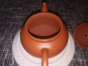 【官方品质】潮州朱泥手拉壶 泡茶紫砂壶小容量冲罐泡茶壶茶具小品全手工茶具 朱泥水平壶110毫升 实拍图