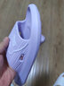 安尚芬 凉拖鞋男室内外简约时尚舒适软底情侣防滑浴室大码拖鞋女 紫色【居家款】 38-39 适合37-38 实拍图