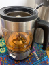 西麦（CIMI） 黑茶煮茶器喷淋式蒸茶壶全自动加厚玻璃花茶养生壶电热烧水电烧茶壶 1030双网（多段调温+1200W变频） 1.2L 实拍图