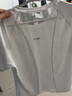 李宁（LI-NING）短袖女T恤运动上衣健身瑜伽服透气网纱短袖跑步上衣白XL/180 实拍图