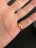 周生生黄金戒指 足金光身素圈戒 结婚可作对戒79430R计价08圈4.9克 实拍图