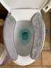 法乐居（FARLEEHOMES）马桶垫冬季家用马桶贴粘式坐垫坐便器马桶圈套子坐厕垫加厚通用 【仿兔毛绒】1对灰色 实拍图
