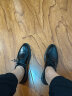 卡帝乐鳄鱼（CARTELO）男士休闲德比鞋正装西装商务皮鞋男夏季透气 6531 黑色 42  晒单实拍图