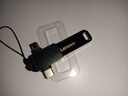 联想(Lenovo) U盘 SX110速芯移动闪存优盘 金属商务U盘 电脑优盘USB2.0/3.1 SX110-USB3.2黑色配钥匙扣 64GB 实拍图
