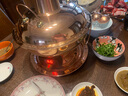郭一元铜火锅紫铜加厚数字显示铜锅具家用插电纯铜锅老北京涮羊肉鸳鸯锅 数显插电 单味锅 3-4人 30cm 实拍图