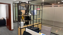 建唐（JianTang） 铁艺置物架实木多层落地客厅屏风办公室展示架餐厅装饰隔断架子 支持定制（请联系客服） 实拍图