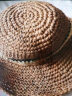 MAXVIVI 遮阳帽子夏季户外旅游沙滩手工编织草帽女士太阳帽WMZ823019 卡其 晒单实拍图