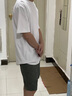 NOTHOMME日系潮牌夏季男款简约纯色圆领T恤情侣装宽松打底衫 大白色280g升级 宽松版 M (170) 实拍图