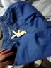 威觉（WEIJUE）牛仔裤男夏季裤子男士宽松直筒工装阔腿纯色休闲裤九分长裤 中蓝色 M码 实拍图