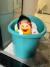 贞喜气儿童浴桶坐凳式婴幼儿泡澡桶宝宝游泳桶沐浴桶可坐加厚大号浴盆 加大号61*48.5*48 实拍图