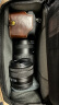 阿尔飞斯（Aerfeis）微单相机包单肩斜跨防水复古皮革富士XT5轻便携扫街索尼佳能大疆收纳包尼康单反摄影包一机三镜 白色 小号 实拍图