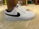 耐克（NIKE）男鞋 2025新款秋冬COURT VISION休闲鞋低帮运动鞋透气板鞋子男 白色黑勾-100/TERRA MANTA 40.5 实拍图