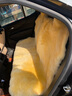首赋汽车坐垫冬季羊毛 羊剪绒通用短毛毛绒皮毛一体毛垫 冬天保暖座套 米黄色 实拍图