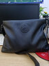 法国COW单肩包男士商务休闲男包单肩斜挎背包时尚潮流男士包 C-9808 黑色横款 实拍图