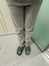 361°运动裤女春秋季休闲宽松直筒卫裤跑步训练针织长裤子662434710D 实拍图