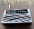 飞利浦（PHILIPS）SBM120 FM收音机插卡音箱随身听唱戏机播放器音响老年人户外听戏调频TF卡U盘便携式小银色 实拍图