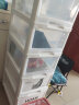 禧天龙免安装儿童收纳柜床头柜抽屉式储物柜简易衣柜零食收纳箱 5层斑马 实拍图
