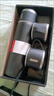 保温杯304套装不锈钢水杯保温大容量一杯三盖礼盒商务便携 【热卖】黑色（一杯三盖） 500ml 实拍图