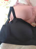 嫚熙（EMXEE）孕妇哺乳内衣喂养胸衣舒适上托聚拢怀孕期喂奶文胸非纯棉女 黑色 XL 实拍图