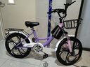 永久儿童自行车6-10岁自行车学生女童公主车男孩女孩变速减震脚踏单车 五刀-粉紫 减震/碟刹/镁合金轮毂 20寸-单速【适合135-155cm】 实拍图
