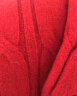 斐特玛冬季新款针织打底衫女杏色麻花高领毛衣女冬加厚慵懒百搭打 红色 M 实拍图