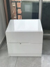 佳瑞泽 玻璃面床头柜简约现代 钢琴烤漆 卧室储物收纳柜白色 整装上楼 50CM 白色玻璃柜面B款 整装(无需安装开箱即用) 实拍图