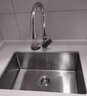 科勒（KOHLER）厨房水槽单槽手工晶钻斯莱不锈钢台下厨盆洗碗盆洗菜盆洗手池  97830单槽+24337抽拉龙头 实拍图