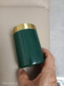 诺爵沙漏不锈钢烟灰缸漏斗时尚创意防风灰飞电竞车载商务定制KTV烟缸 【新沙漏】绿金-寻找自己的路 实拍图