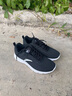 安踏（ANTA）男鞋2025冬季新款运动鞋轻便减震软底防滑防水跑步鞋 【防臭脚网面透气】黑/白-2 41 实拍图