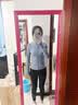 槿城瑜伽服女春秋长袖高弹速干透气运动外套健身服紧身显瘦上衣WT01 雾蓝+黑色长裤 M （95-105斤） 实拍图