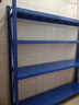 施尔福货架仓储家用置物架轻型加厚承重仓库库房展示架层架中型货物架子 2米高蓝色-四层-主架 【每层真实均载180KG】长200宽40=行业虚标6~1200KG 实拍图