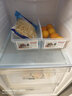 吟初冰箱收纳盒长方形抽屉式保鲜盒冷冻盒厨房家用蔬菜鸡蛋储物盒神器 透明（两个装） 实拍图