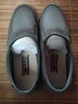 布瑞京老北京布鞋夏季男网鞋中老年爸爸鞋透气网面套脚一脚蹬软底大码鞋 灰色 44 实拍图