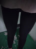 品诗歌人春秋新款女士韩版显瘦黑色打底裤女小脚裤铅笔裤弹力高腰魔术裤 黑色横双扣单款 M码85-100斤 实拍图