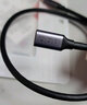 佳翼（JEYI）Type-C数据线 延长线USB3.2Gen2*2 20G公对公显示器投屏连接线 0.5米 实拍图