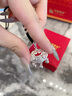 中国黄金（CHINA GOLD）平安锁足银项链长命银锁镂空时尚吊坠婴儿宝宝618生日礼物女生 【刻字贺卡】足银平安锁+足银银珠红绳【玫瑰礼盒】 实拍图