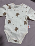 贝瑞加（Babyprints）新生儿连体衣婴儿包屁衣男女宝宝长袖三角爬服四季衣服 小熊59 实拍图