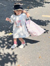 obsu日本OBSU任意凹儿童帽防晒防紫外线折叠太阳帽男女 运动黑 儿童帽 实拍图