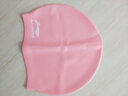 李宁 LI-NING长发硅胶防水游泳帽 男女士泳帽 LSJK808粉色 实拍图