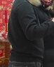 宾色中半高领打底衫男纯色加厚长袖t恤春秋季加绒保暖男装潮体恤冬季 半高领黑色+半高领黑色 XL 【适合130-145斤】 实拍图