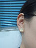伊黛儿四叶草蚊香盘无耳洞耳夹女小众高级感耳环轻奢高级耳钉耳饰 金色-蚊香盘耳夹E2813 实拍图