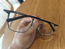 依视路（ESSILOR） 新款商务男镜架时尚镜框女配依视路镜片近视定制眼镜网上配镜 TR90-全框-1023GY-灰色 镜框+依视路膜岩高清1.60现片 实拍图