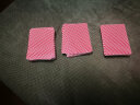 NOBLE 双面磨砂塑料扑克牌国高扑克牌双面磨砂塑料PVC 宽版1806红色1副 实拍图