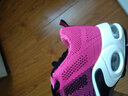轩途诗休闲鞋女夏季软底透气鞋子女气垫女鞋运动跑步鞋女大码红色健步鞋 网面黑紫 39 实拍图