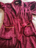 琼瑛法兰绒情侣睡袍女士浴袍春秋冬季珊瑚绒睡衣加厚浴衣家居服 1903女酒红一件 L 实拍图